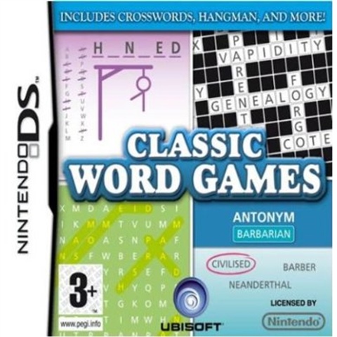 classic word games - nintendo ds