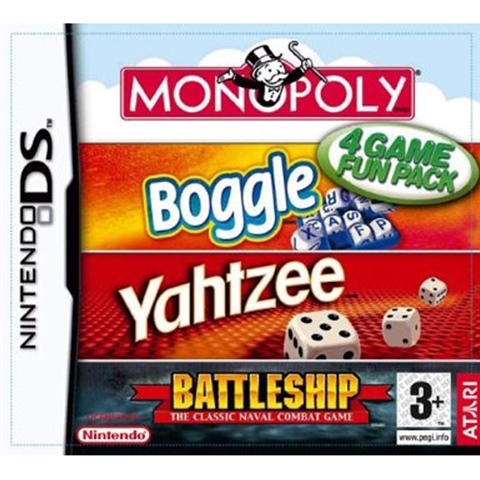 Monopoly Boggle Yahtzee Battleships