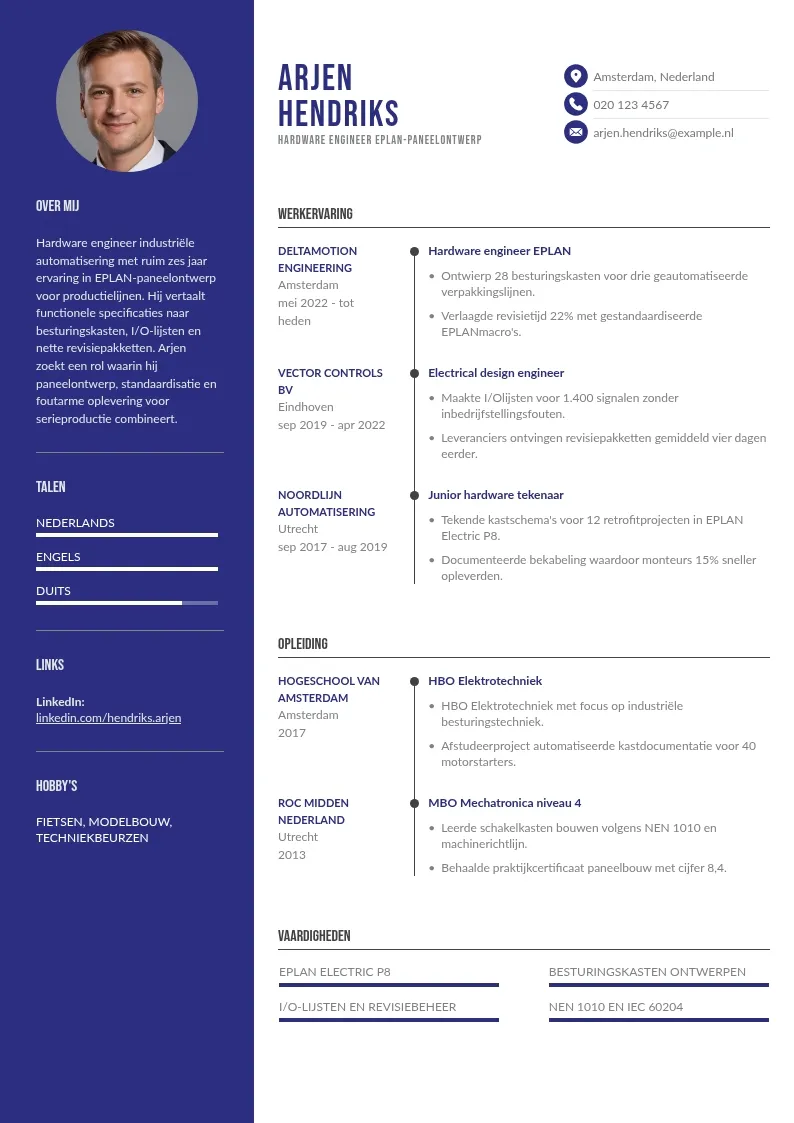EPLAN-paneelontwerp