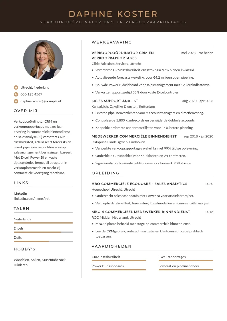 CRM en verkooprapportages