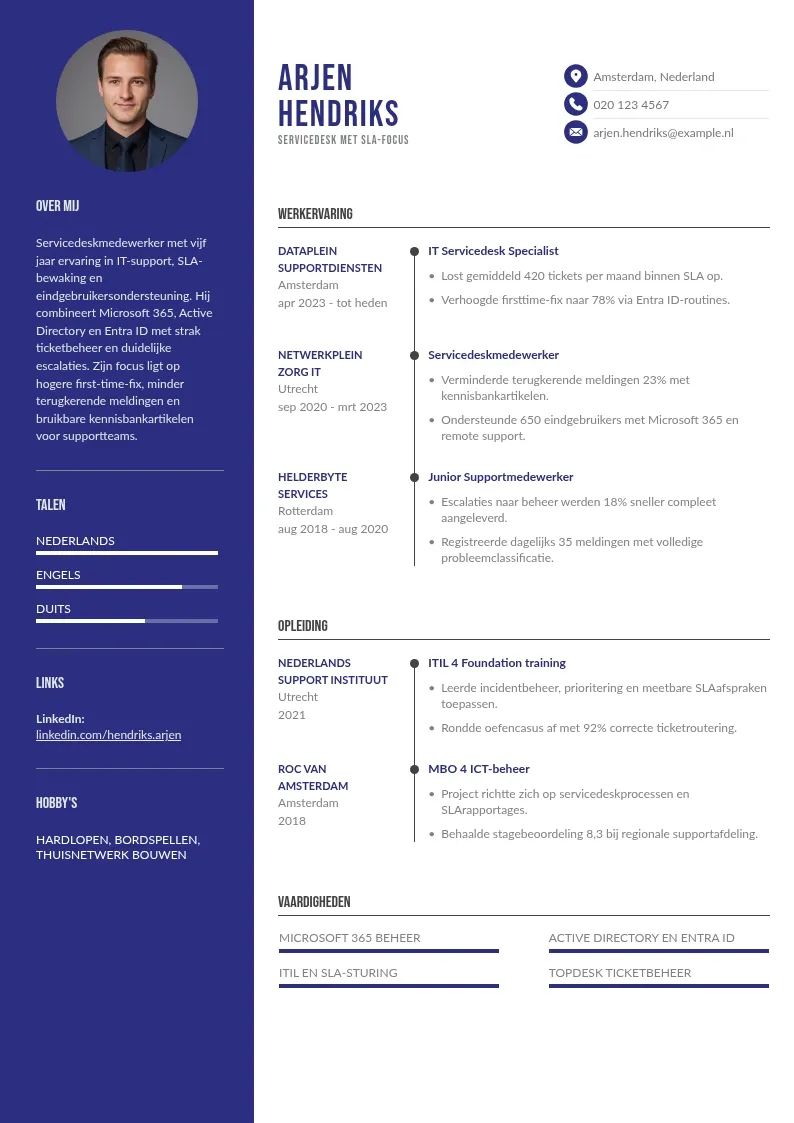 Servicedesk met SLA-focus