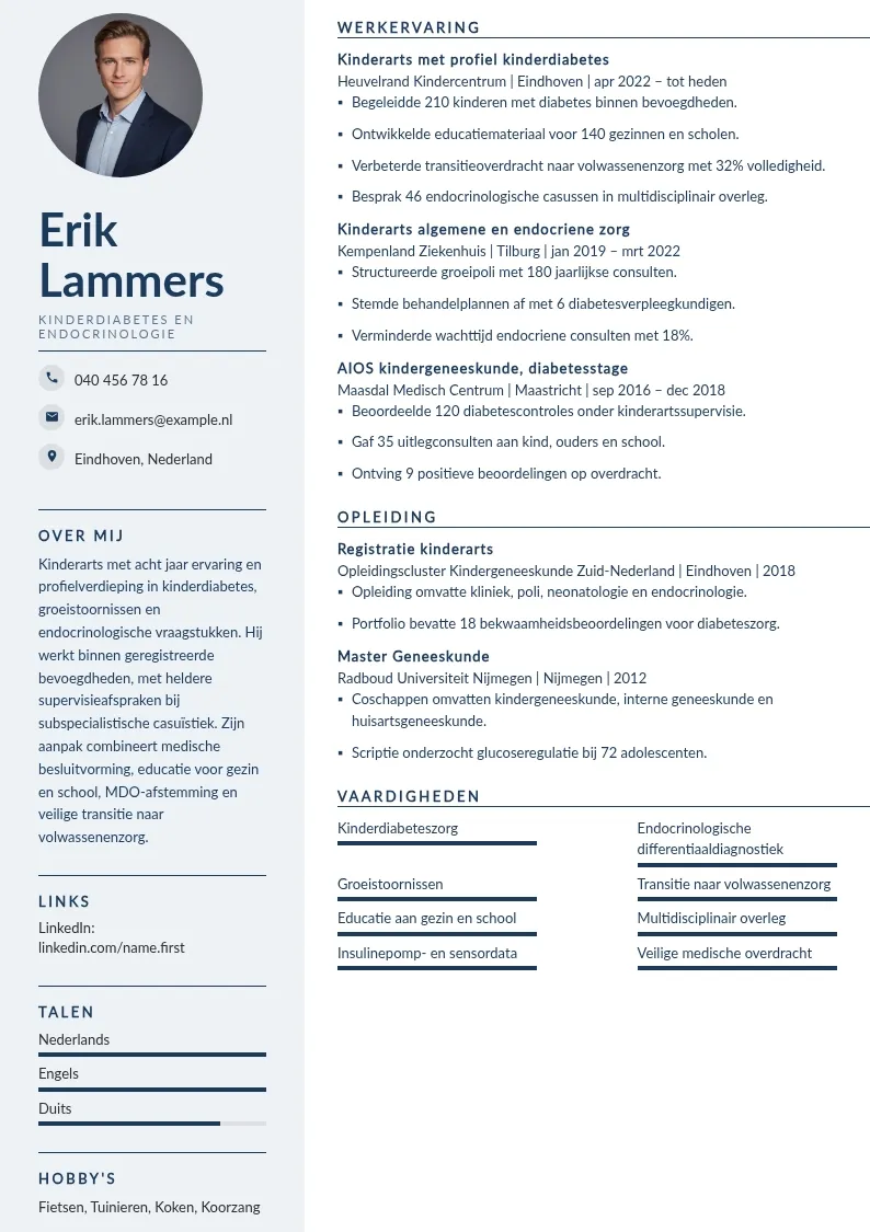 Kinderdiabetes en endocrinologie