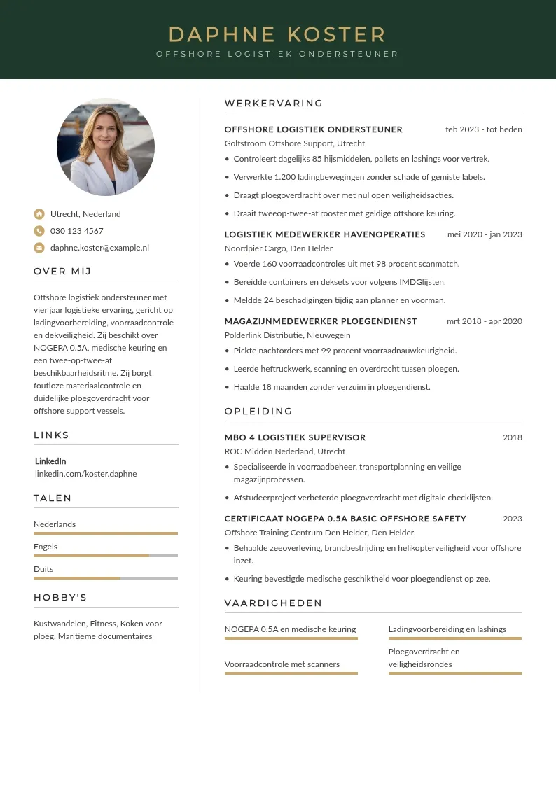 Offshore logistiek ondersteuner