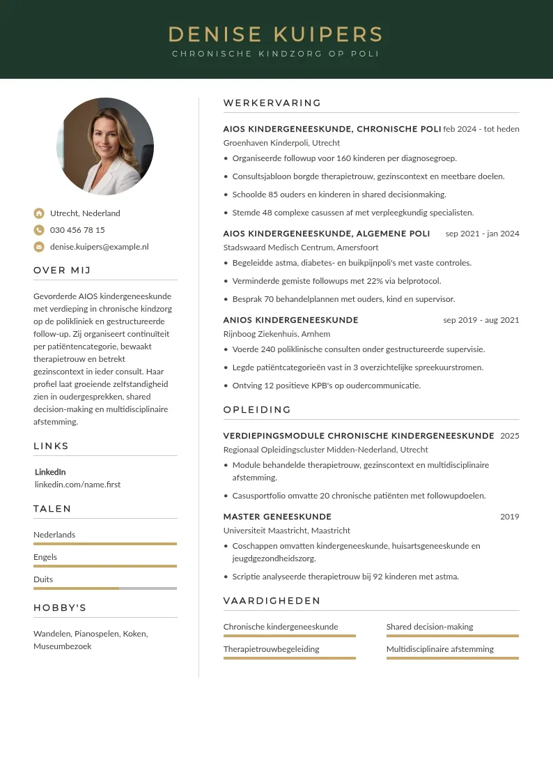 Chronische kindzorg op poli
