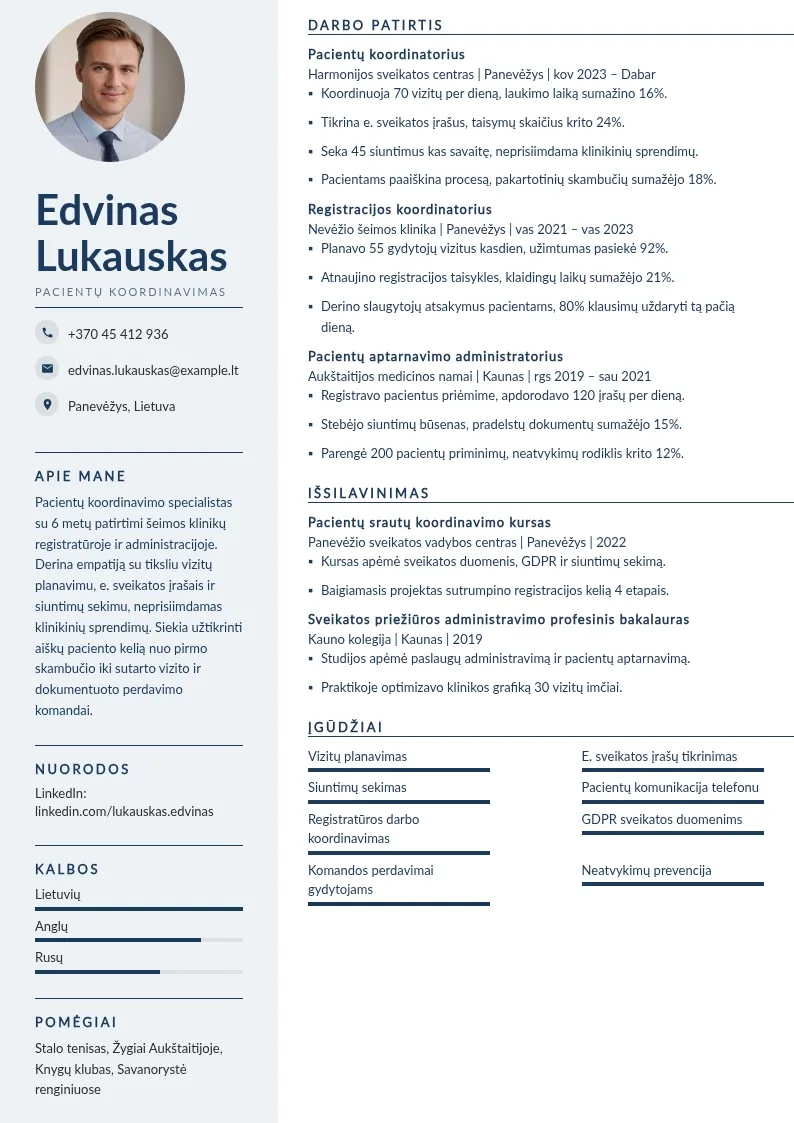 Pacientų koordinavimas