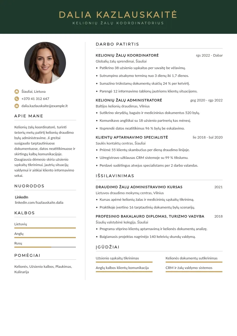 Kelionių žalų koordinatorius