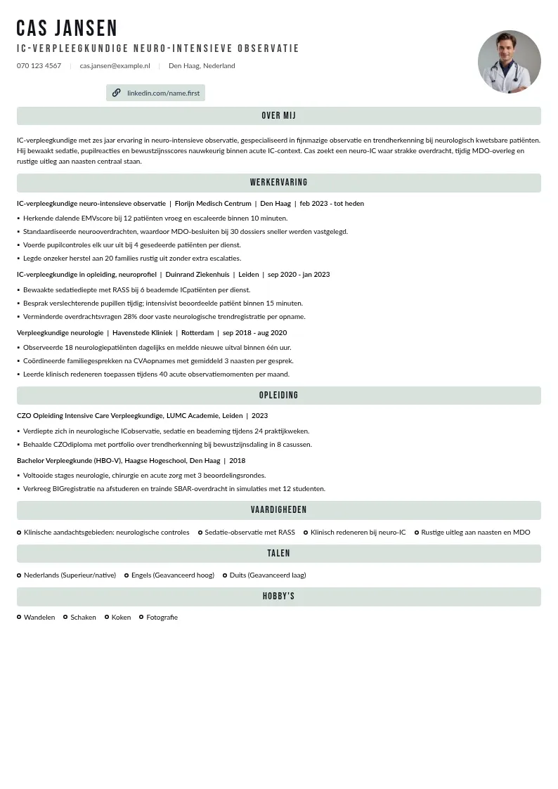 Neuro-intensieve observatie