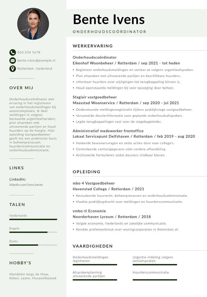 Onderhoudsmeldingen coördineren