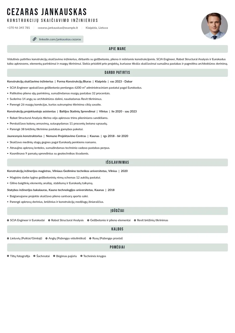 Konstrukcijų skaičiavimų kryptis