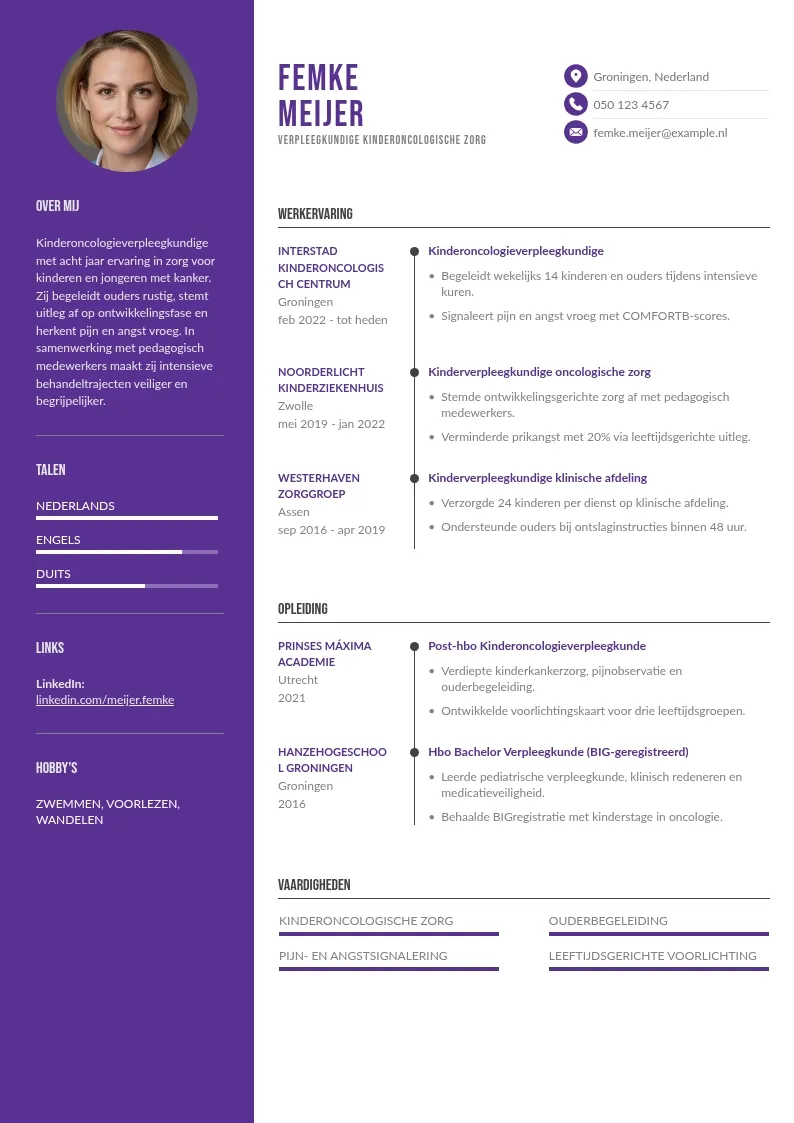 Kinderoncologische zorg
