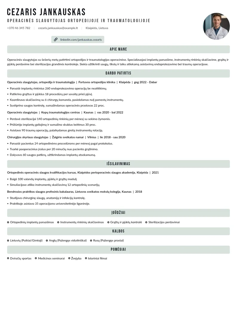Ortopedijos instrumentų rinkiniai