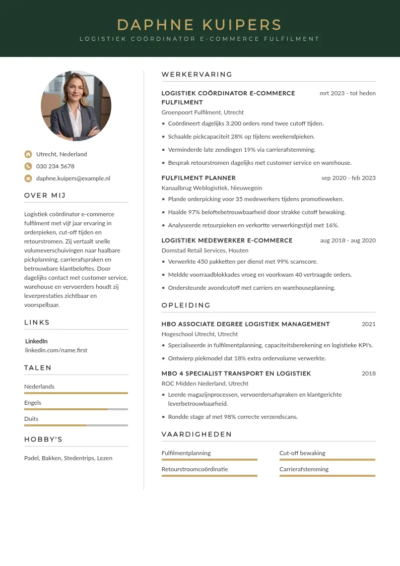 E-commerce fulfilment