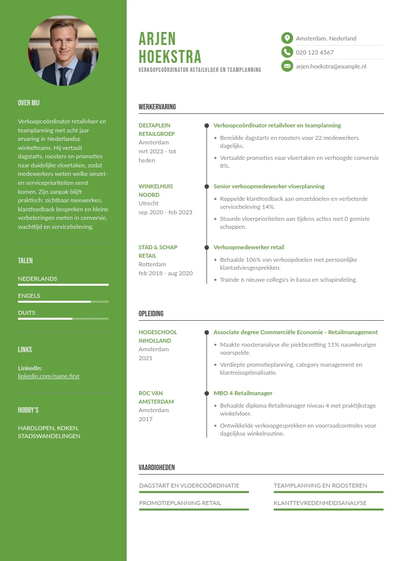 Retailvloer en teamplanning
