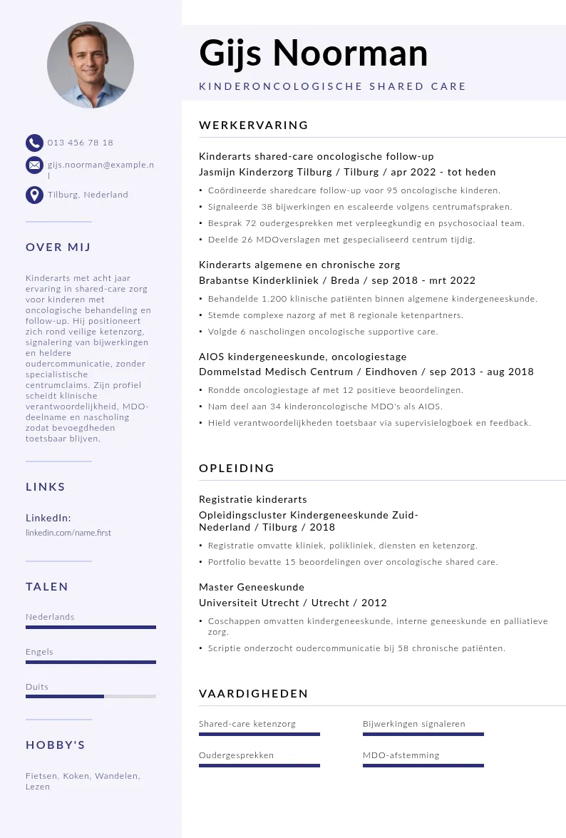 Kinderoncologische shared care
