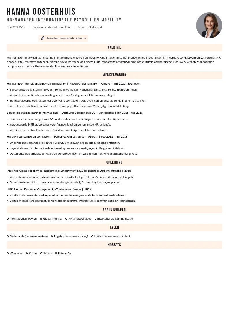 Internationale payroll en mobility