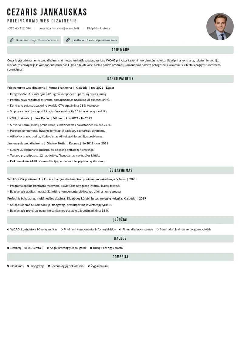 Prieinamumo orientuotas dizainas