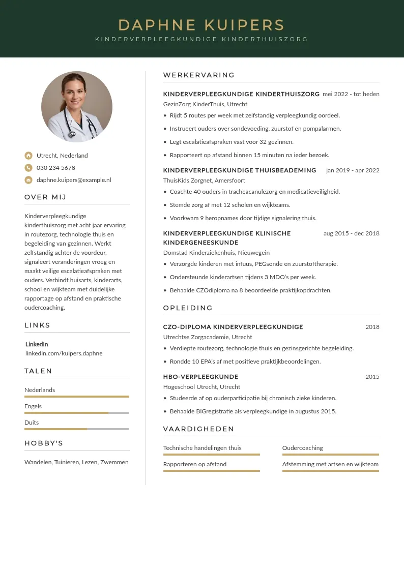 Extramurale kinderthuiszorg