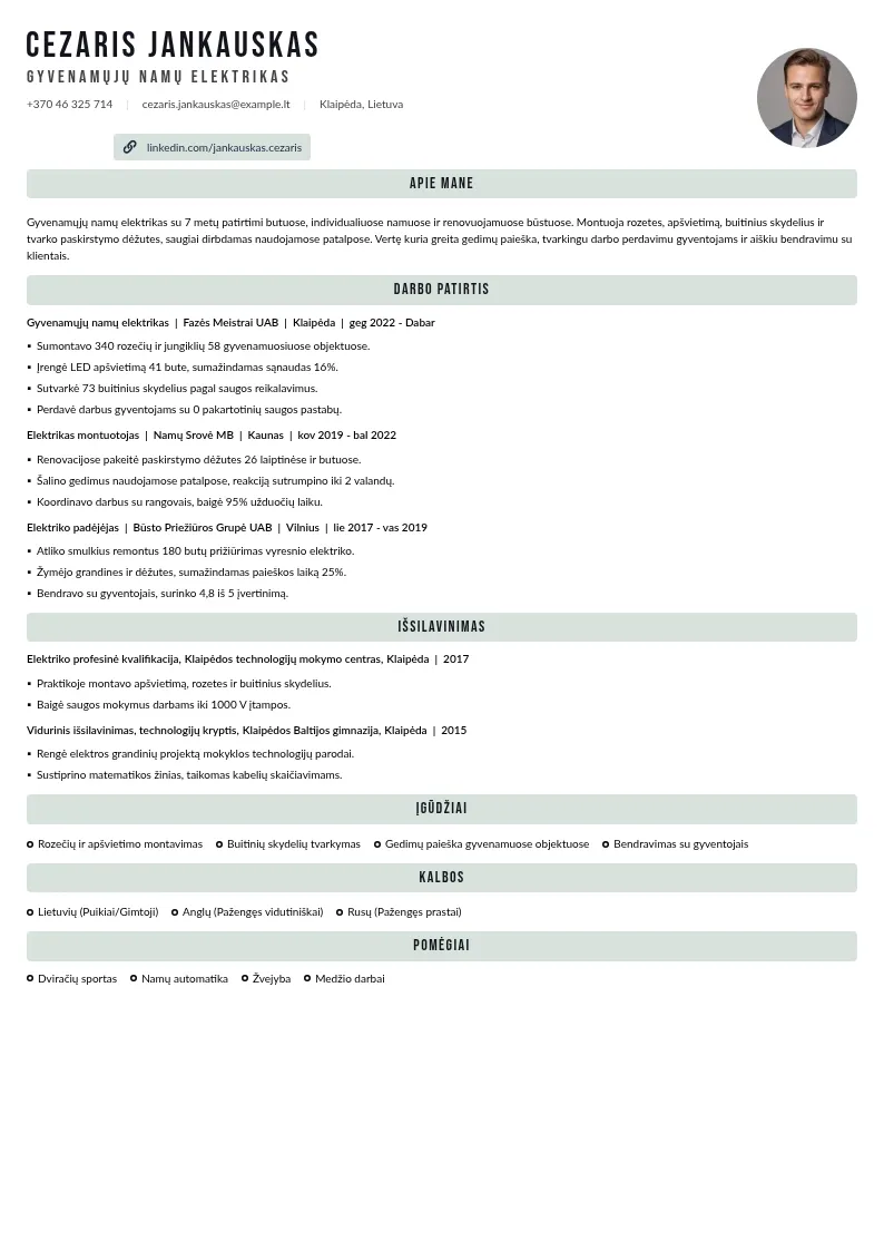 Gyvenamųjų namų darbai
