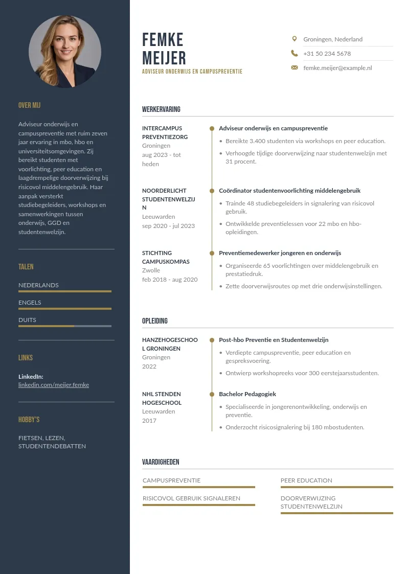 Onderwijs en campuspreventie