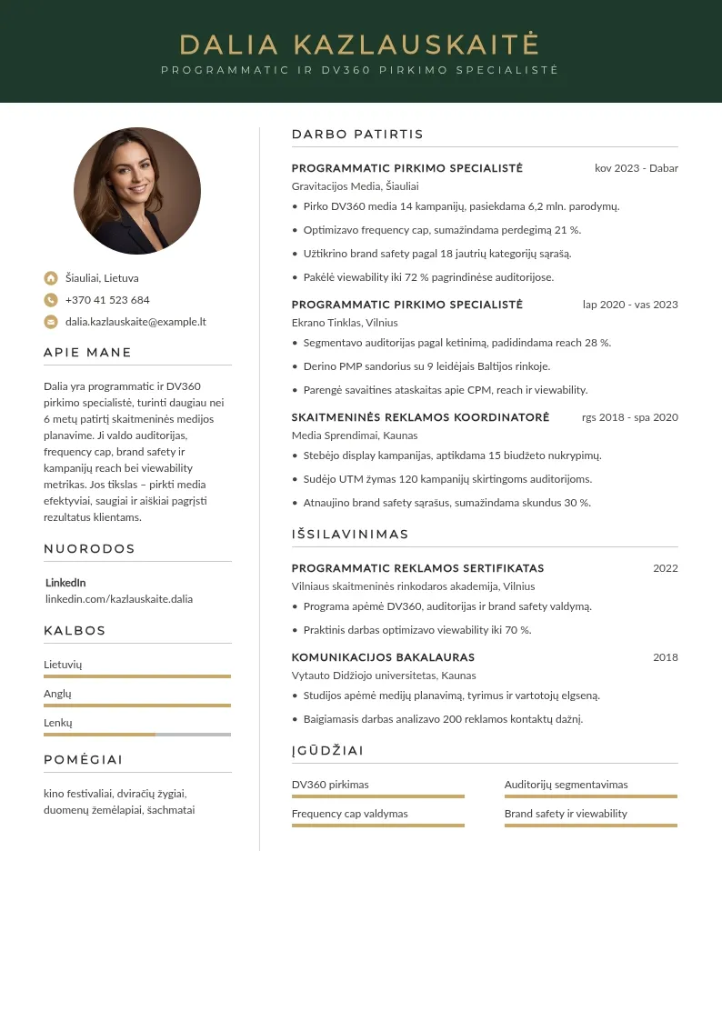 Programmatic ir DV360 pirkimas