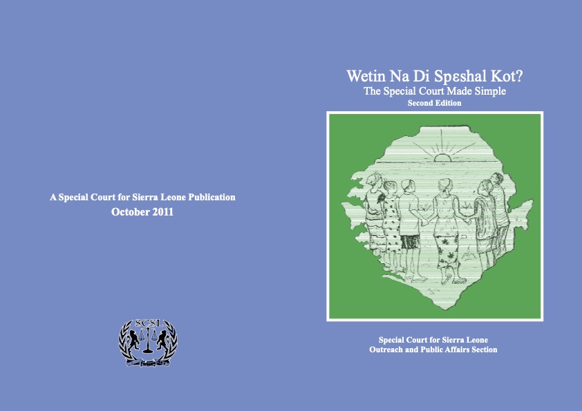 The Special Court Made Simple - 2011