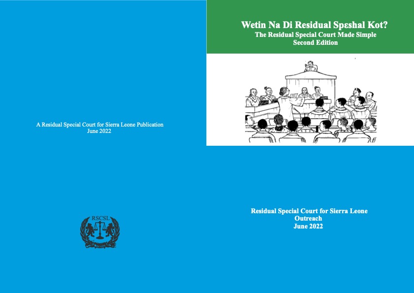 The Residual Special Court Made Simple Second Edition