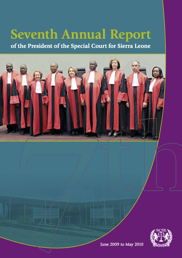 Seventh Annual Report  of the President of the Special Court for Sierra Leone 2009 to 2010