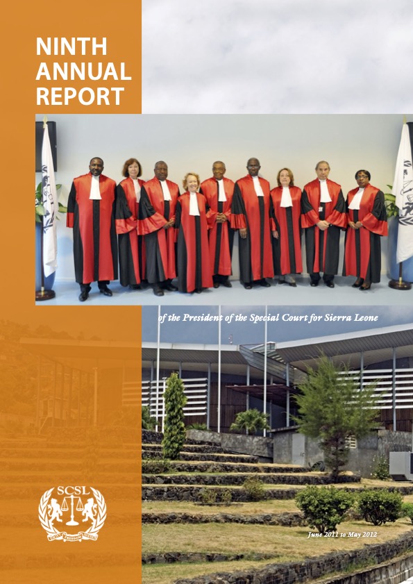 Ninth Annual Report of the President of the Special Court for Sierra Leone 2011 to 2012