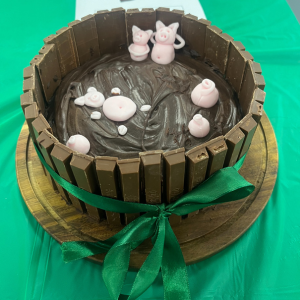 Tina's pigs in the mud cake