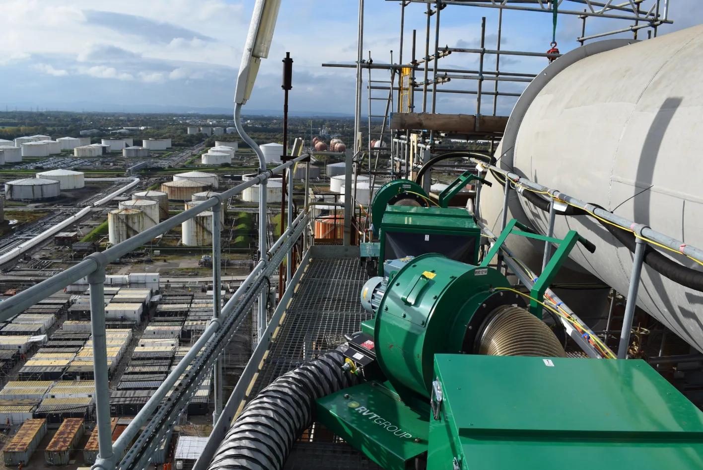 RVT Kit on leading UK Oil refinery