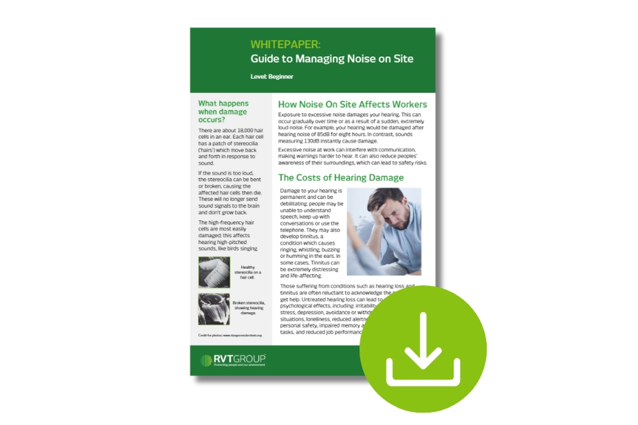Managing Noise Whitepaper Front Page