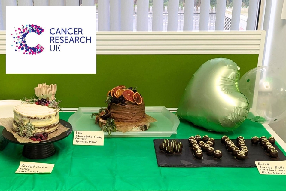 2 cakes and peanut butter ball entries to the RVT bake off