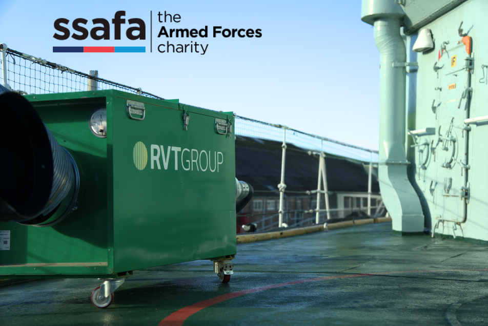 RVT equipment installed on a navy ship