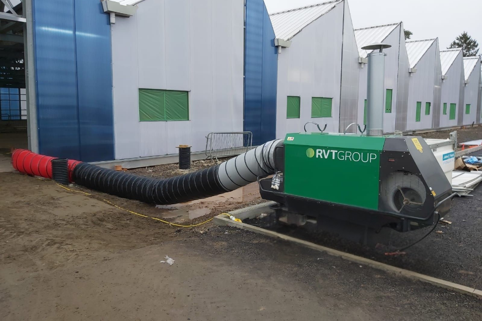 Indirect oil fired heater