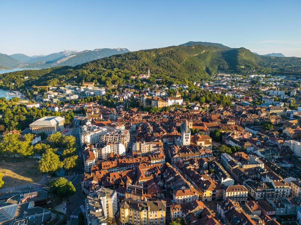 Casco antiguo de Annecy canales