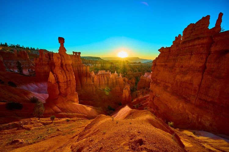 Lever de soleil à Sunrise Point (immanquable)