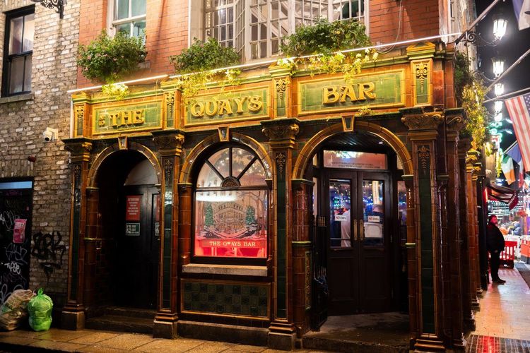 Temple Bar Dublin nuit