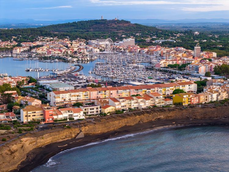 Cap d'Agde plage été