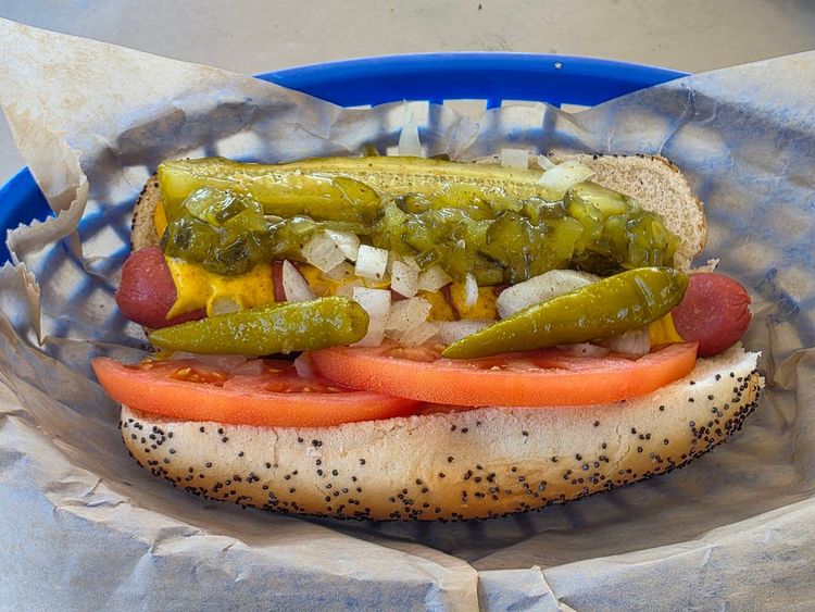 Hot-dog style Chicago