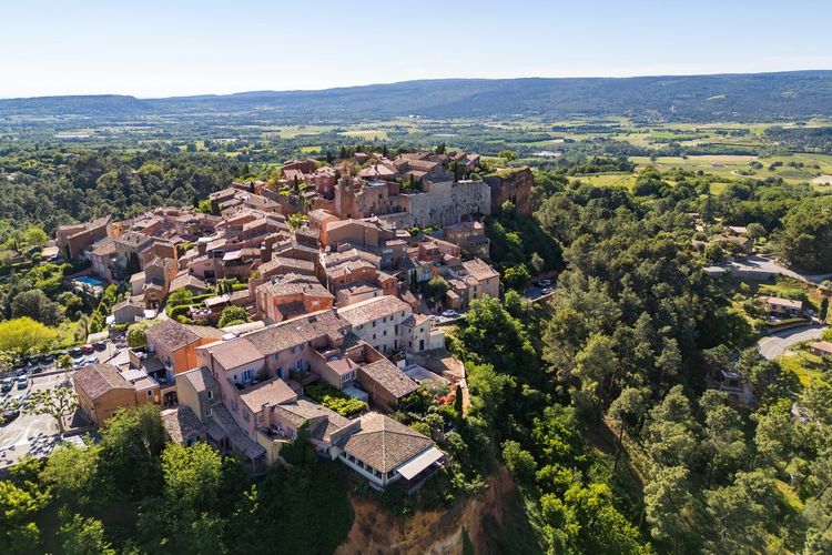 Roussillon village ocre