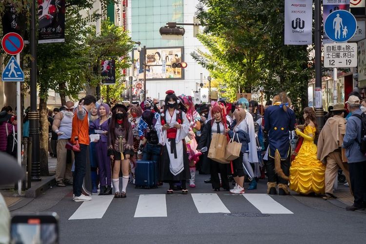 Tokyo,,Japan, ,October,30,2022,:,Ikebukuro,Halloween,Cosplay