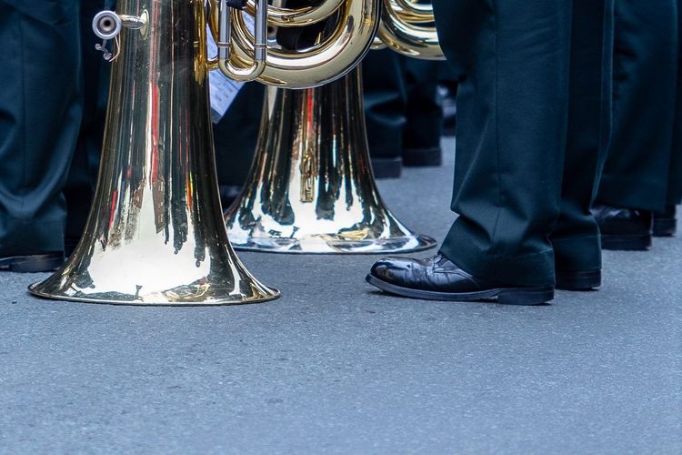 fanfare banda musiciens