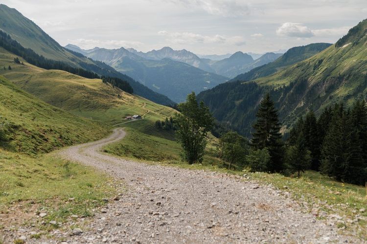route de montagne sinueuse