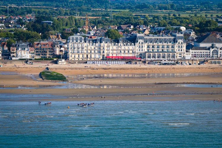 Cabourg vue aérienne
