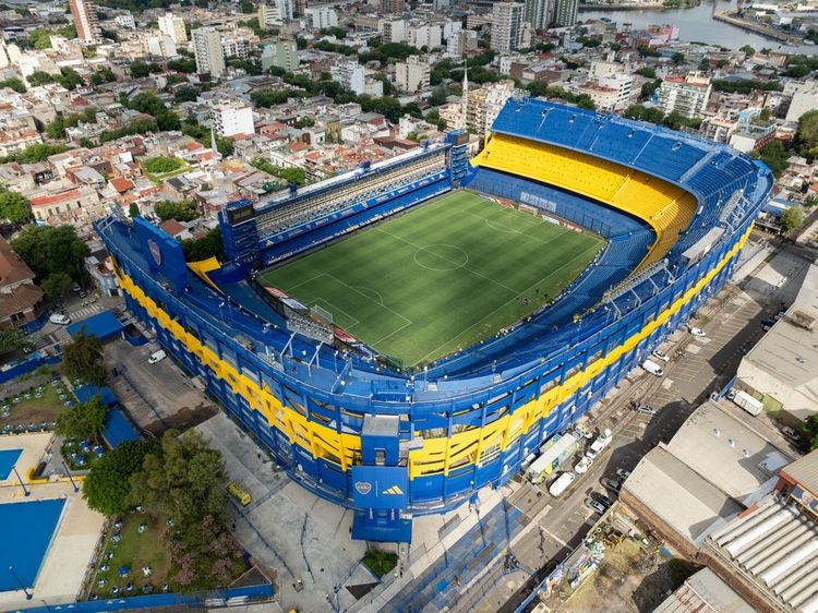 football match at La Bombonera