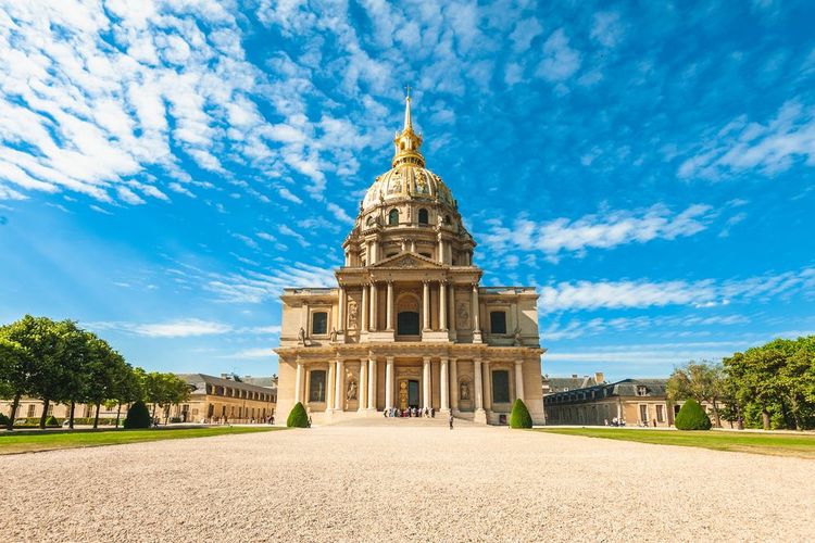 Le dôme des Invalides et le tombeau de Napoléon