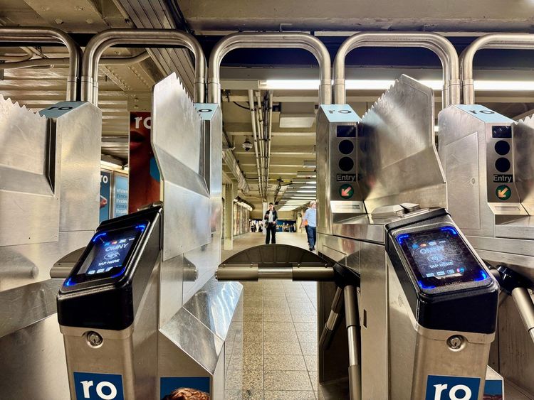 Métro New York turnstile