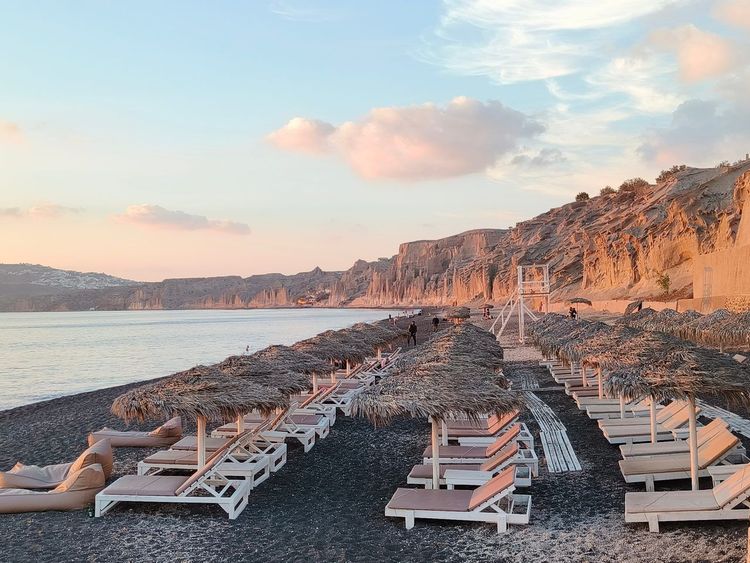 plage de Santorin