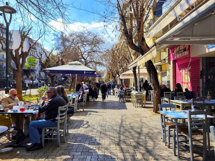 Quartier Kypseli Athènes