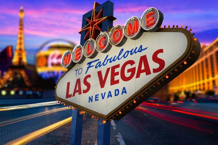 Las Vegas Strip désert